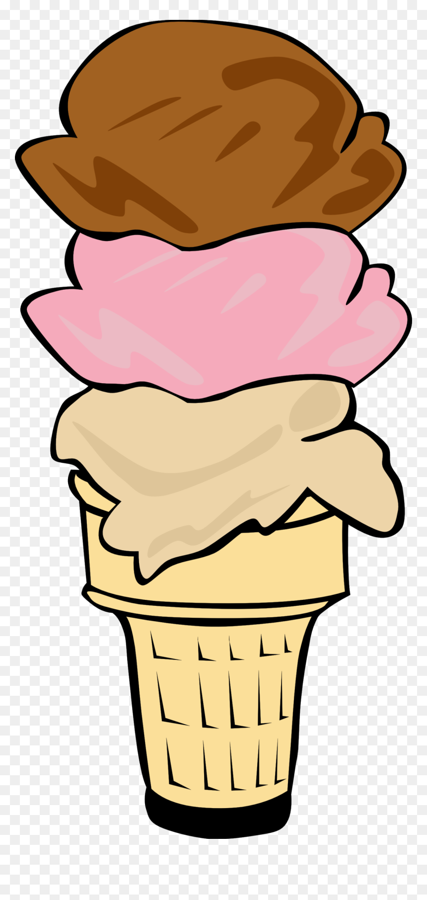 Ice Cream Cone Clip Art, HD Png Download - ice cream cone png