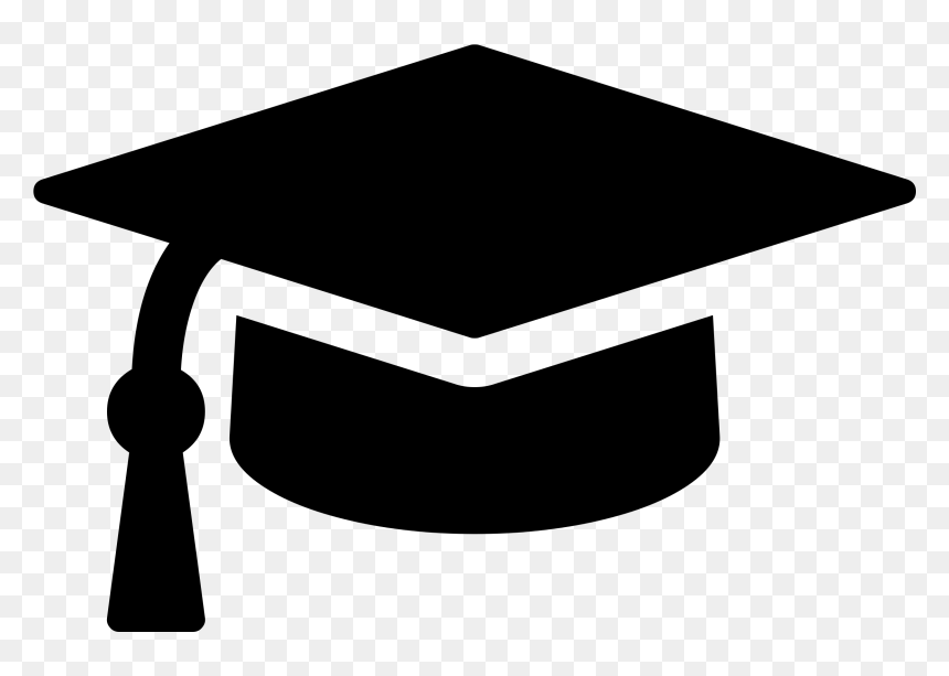 Clip Royalty Free Library Graduation And Diploma Clipart - Graduation Cap Icon Png, Transparent Png - diploma png