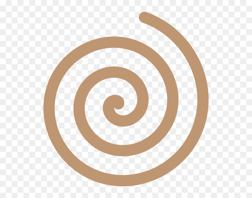 Brown Spiral Png, Transparent Png - spiral png