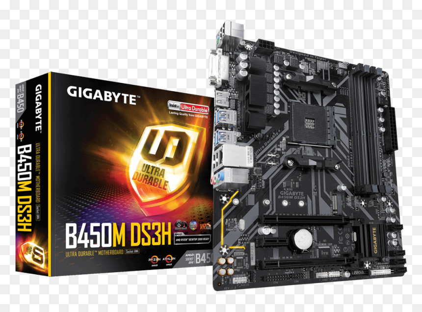 Gigabyte B450m Ds3h, HD Png Download - static png