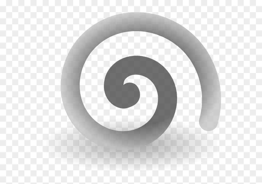 Grey Spiral, HD Png Download - spiral png