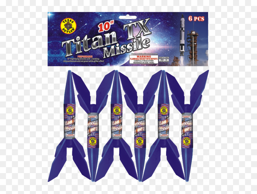 Texas Outlaw Fireworks, HD Png Download - missile png