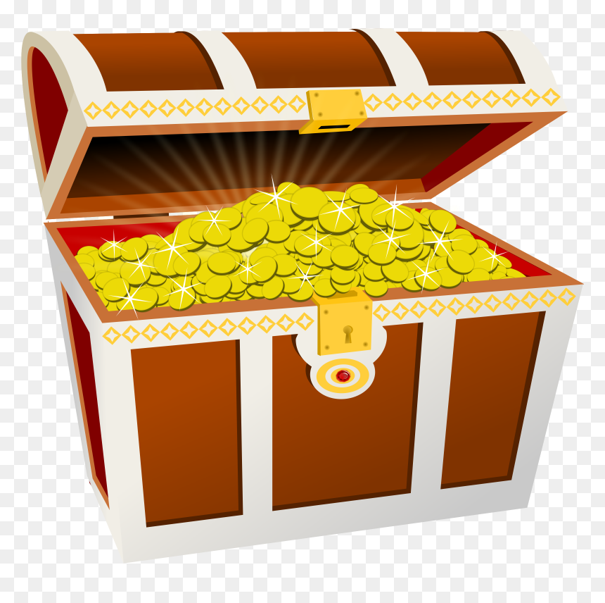 Treasure Chest Clipart Free, HD Png Download - treasure chest png