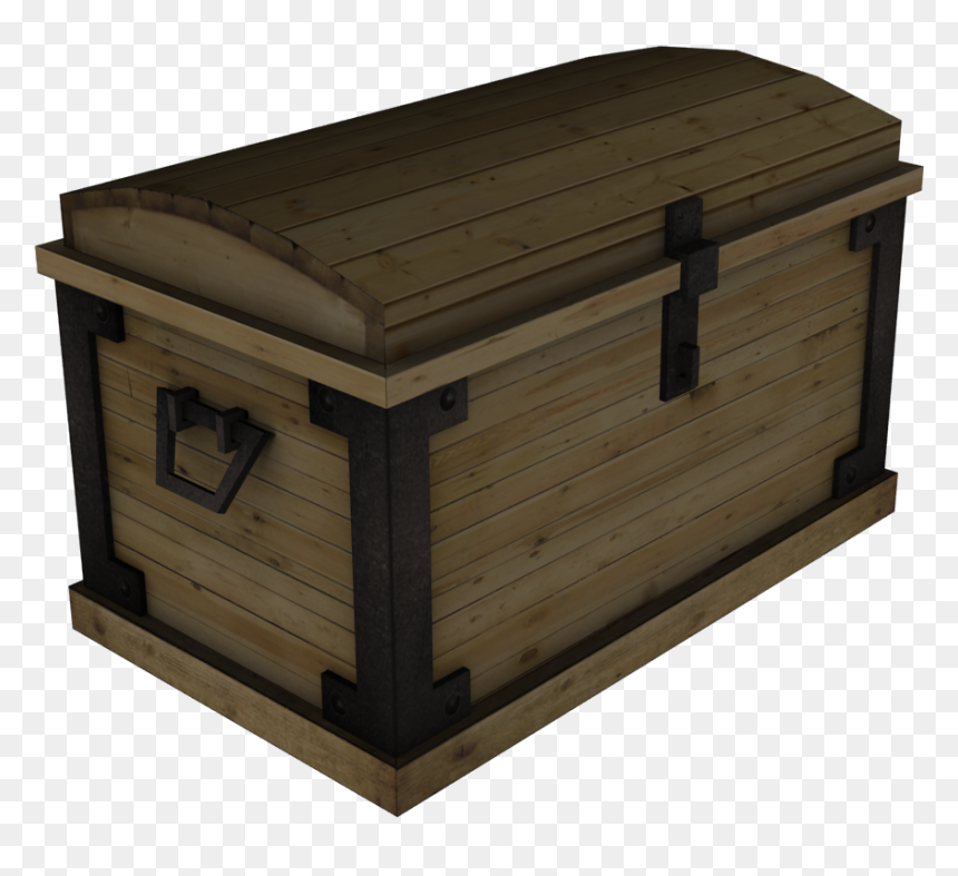3d Treasure Chest Transparent, HD Png Download - treasure chest png