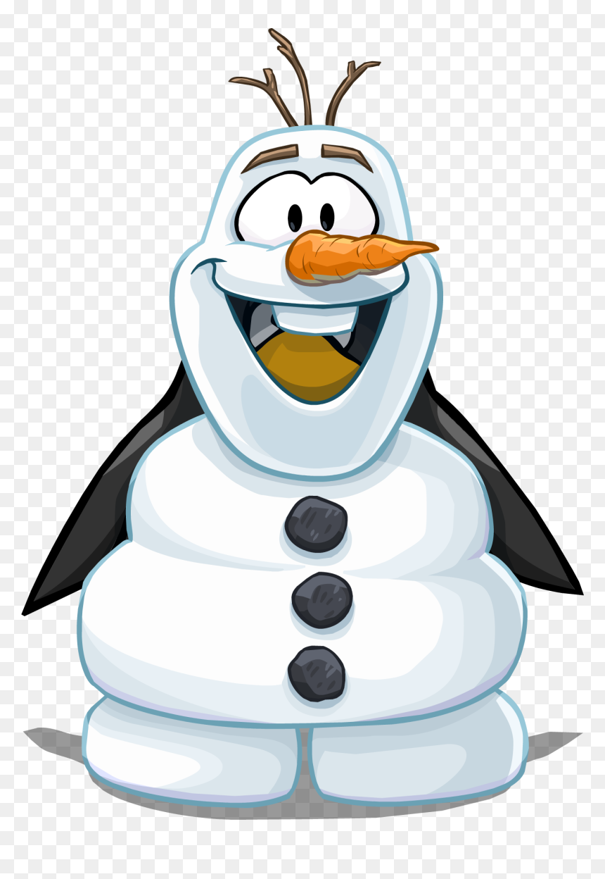 Penguin Olaf, HD Png Download - olaf png