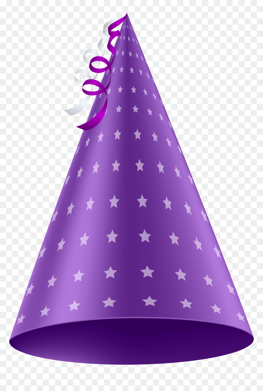 Purple Birthday Hat Png, Transparent Png - celebration png