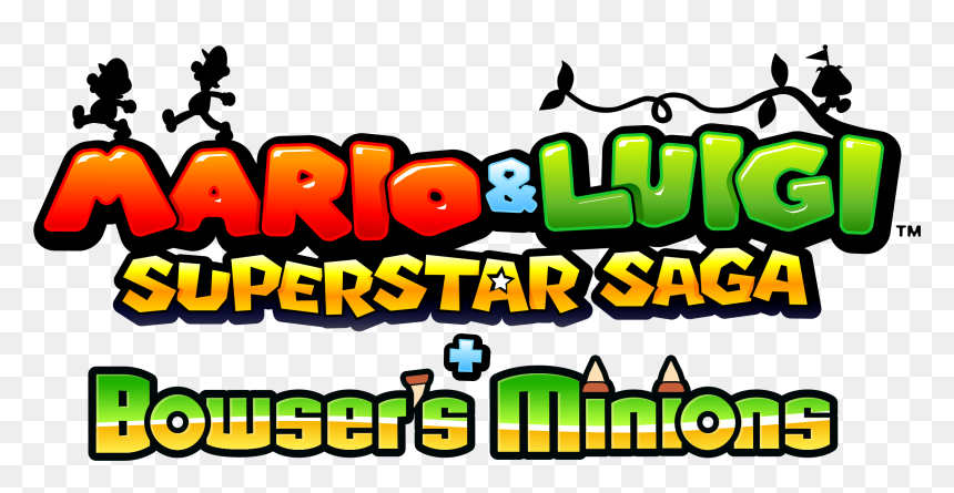 Mario And Luigi Superstar Saga Logo, HD Png Download - bowser png