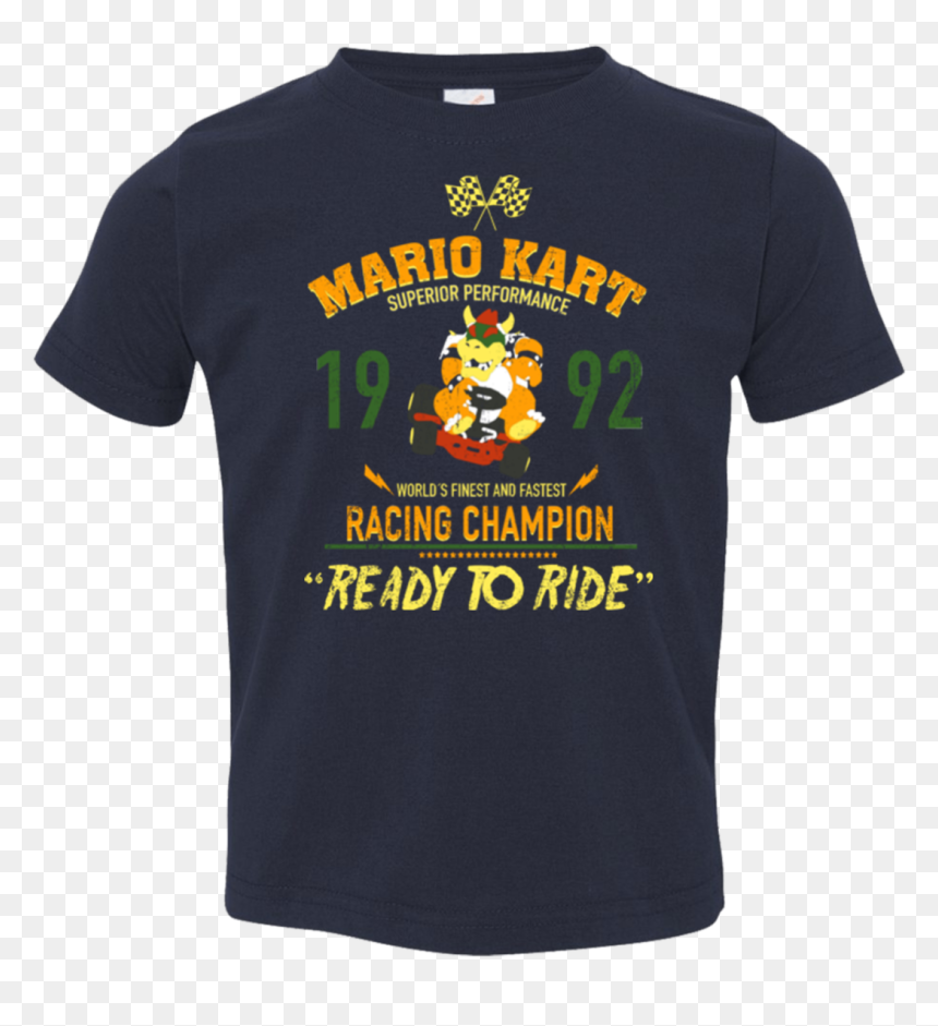 Mario Kart Champion T Shirt, HD Png Download - bowser png