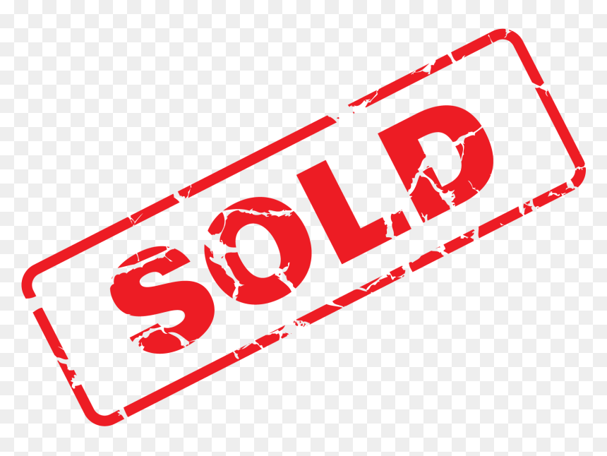 Sold Out Sign Free, HD Png Download - sold png