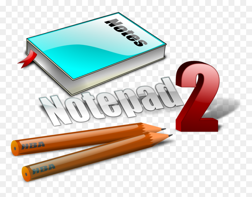 Dibujo De Utiles Escolares Y Libros, HD Png Download - notepad png