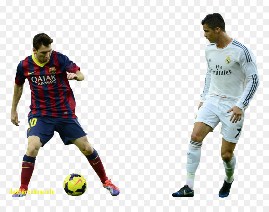 Ronaldo Vs Messi Png, Transparent Png - messi png