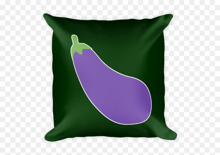 Throw Pillow, HD Png Download - eggplant emoji png