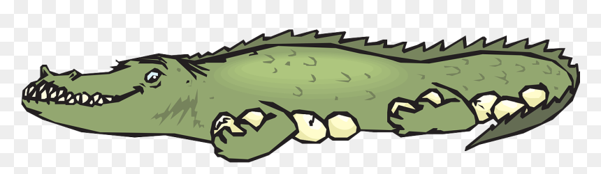 Crocodile With Eggs Clipart, HD Png Download - alligator png