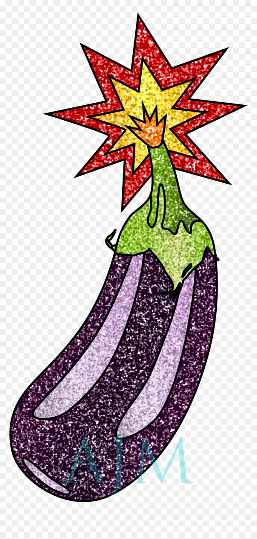 Illustration, HD Png Download - eggplant emoji png