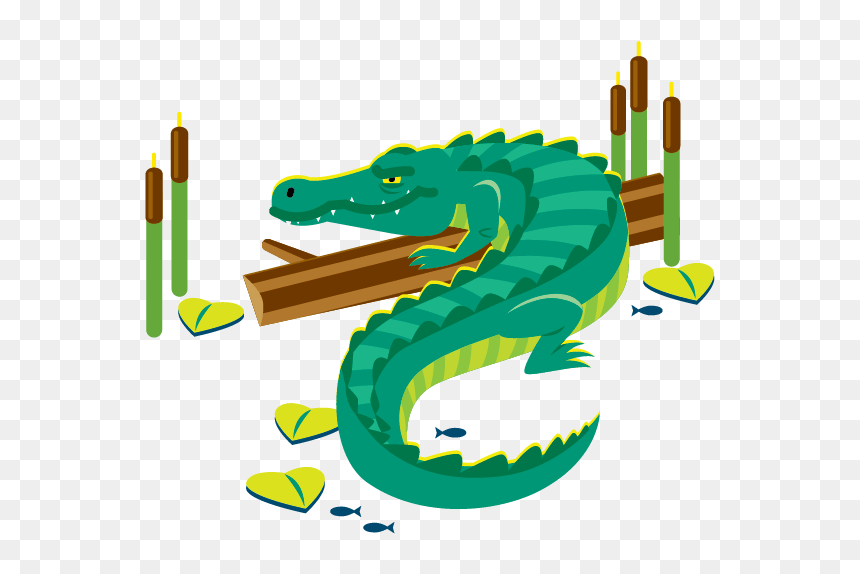 Illustration, HD Png Download - alligator png