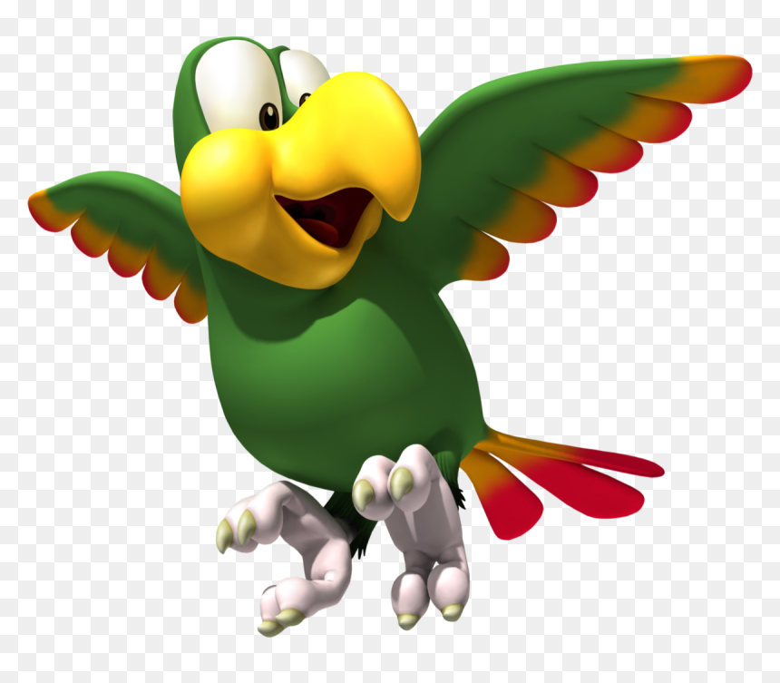 Donkey Kong Country Parrot, HD Png Download - donkey kong png