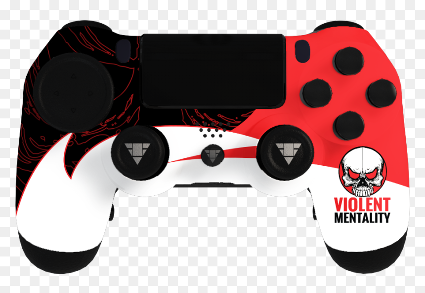 Violent Mentality Playstation 4 Controller - Game Controller, HD Png Download - ps4 controller png