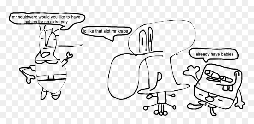 Cartoon, HD Png Download - squidward png