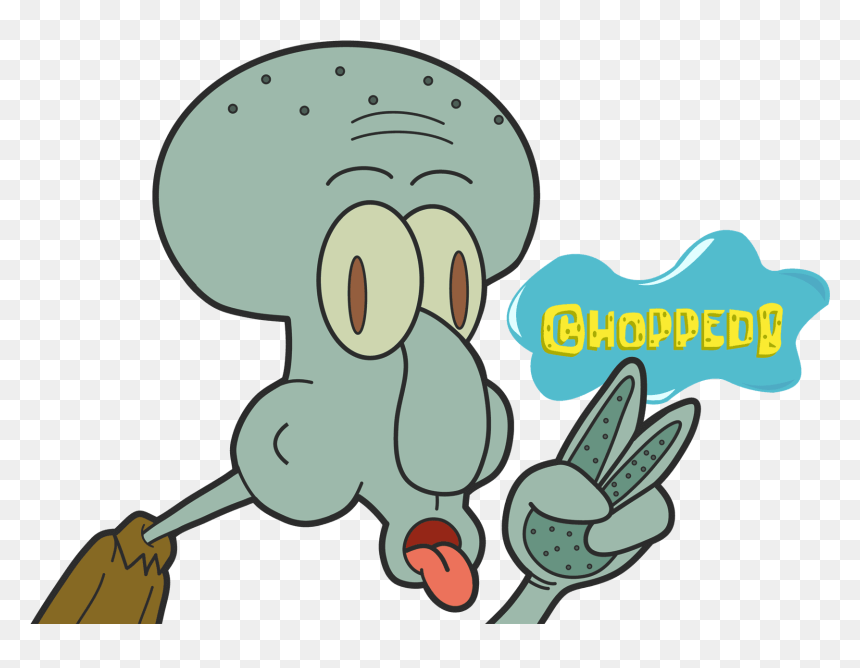 Not Here, HD Png Download - squidward png
