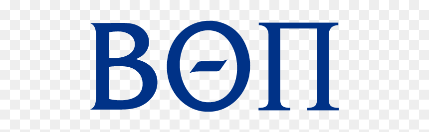 Btp Letters Sapphire Blue - Beta Theta Pi, HD Png Download - theta png
