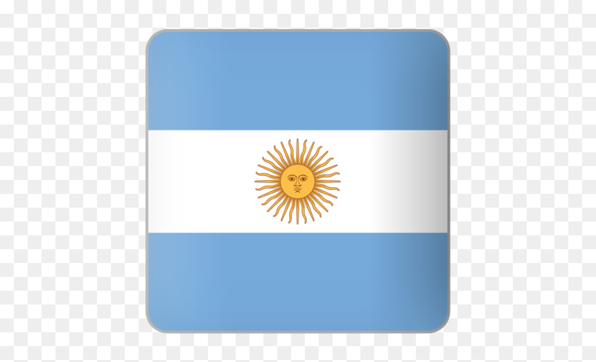 Argentina Flag Icon Png, Transparent Png - square icon png