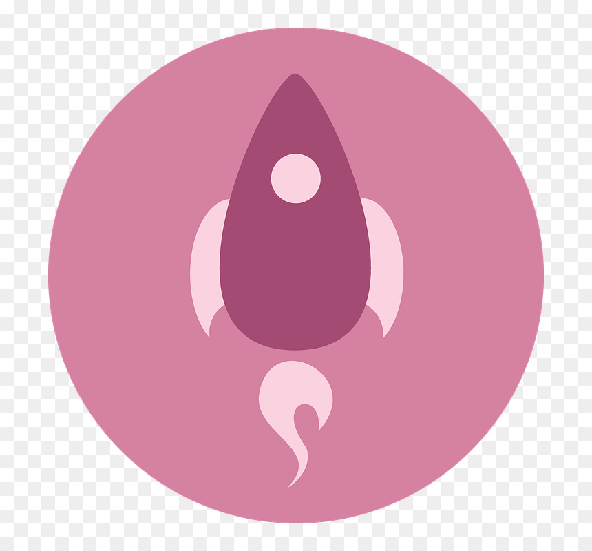 Rocket, Startup, Enthusiasm, Modern, Power, Clip Art - Icon Pink Location Png, Transparent Png - rocket power png