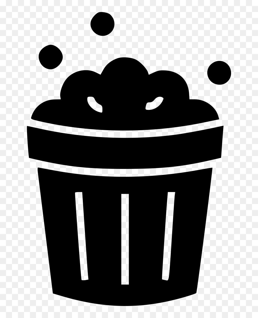 Cinema Popcorn Food - Illustration, HD Png Download - popcorn icon png
