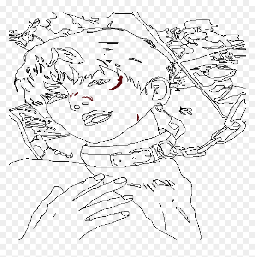 Line Art, HD Png Download - blood tears png