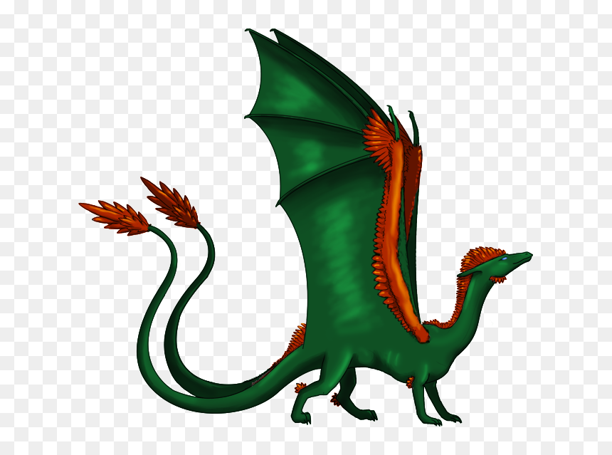 Dragon Clip Tail - Illustration, HD Png Download - dragon tail png