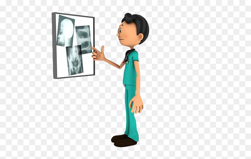 Clip Art Cartoon X Ray - Radiology Cartoon, HD Png Download - xray png