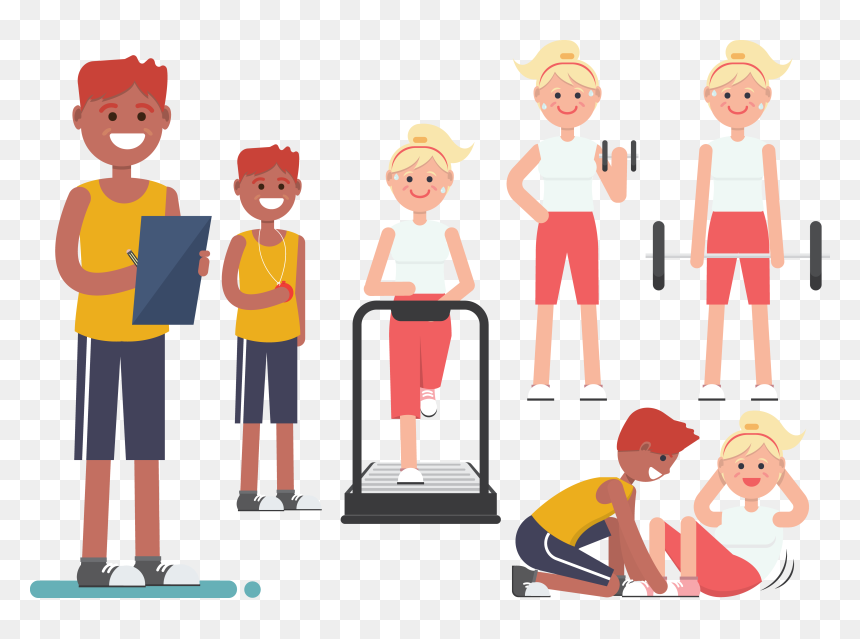 Transparent Drill Sergeant Clipart - Personal Trainer Png, Png Download - trainer png