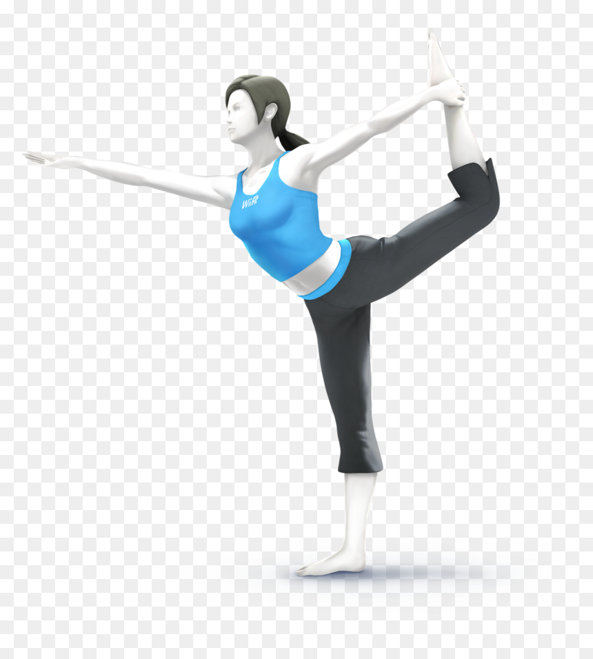 Female Trainer Cg Art - Wii Fit Trainer Male And Female, HD Png Download - trainer png