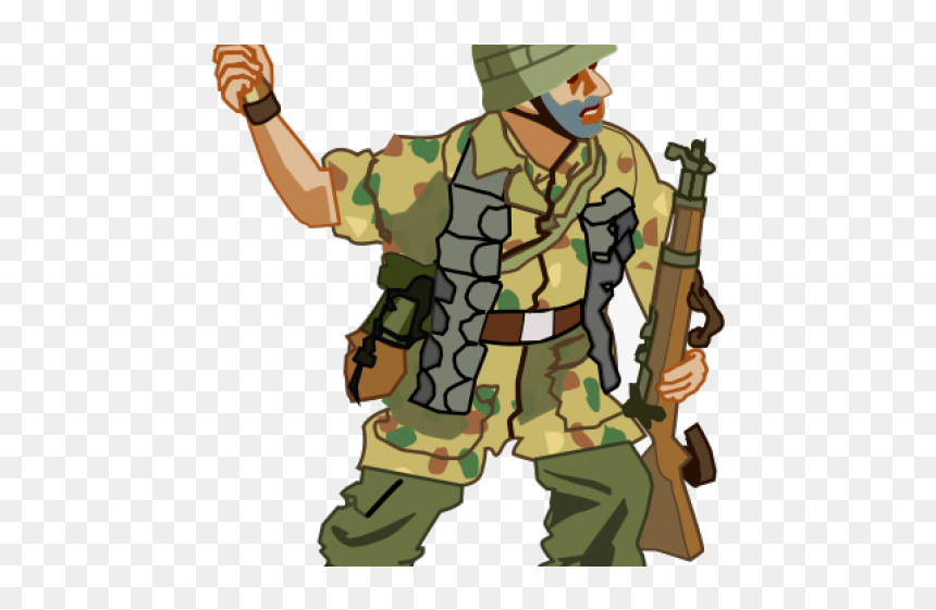 Soldier Army Clipart German World War Transparent Png - Ww2 German Soldier Cartoon, Png Download - german png
