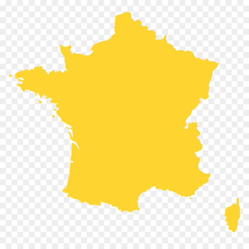 Francophonie France, HD Png Download - france map png