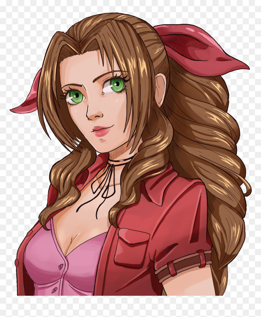 Aerith - Aerith Gainsborough Chibi Transparent, HD Png Download - aerith png