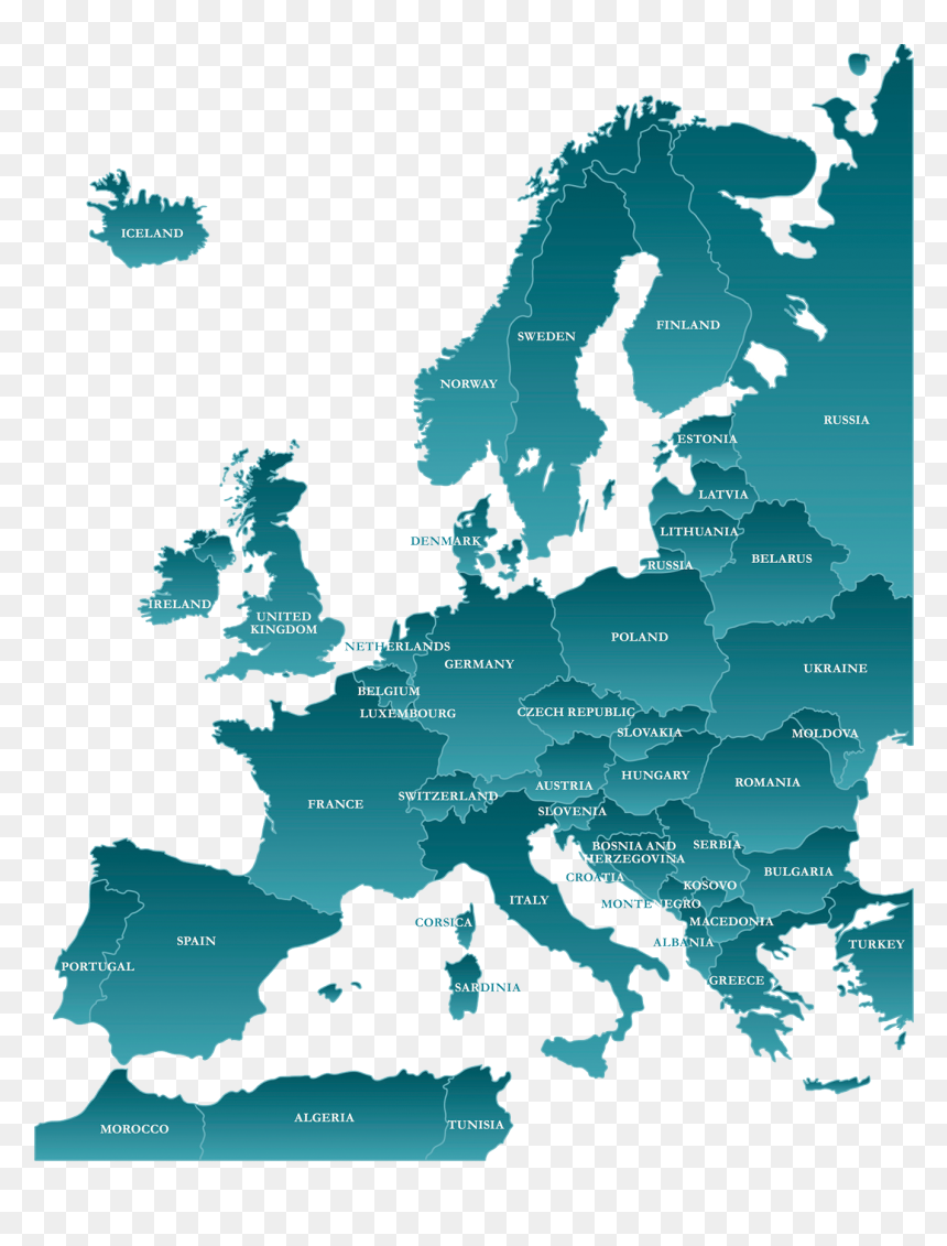 Bible Belts Of Europe, HD Png Download - france map png