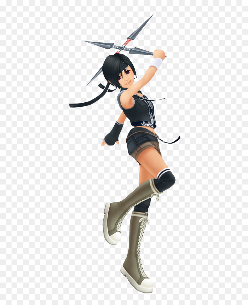 Yuffie Khii - Yuffie From Kingdom Hearts, HD Png Download - aerith png