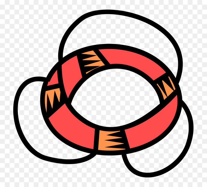 Vector Illustration Of Lifebuoy Ring Lifesaver Life - Circle, HD Png Download - lifesaver png