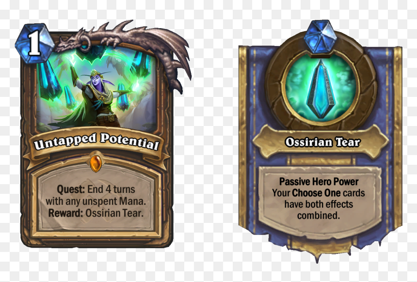 Saviors Of Uldum Quests, HD Png Download - card back png