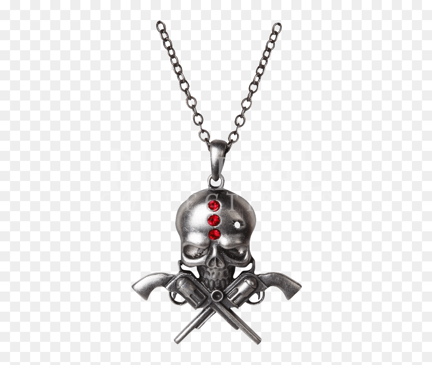 Skull Necklace Png - Necklace, Transparent Png - gunslinger png