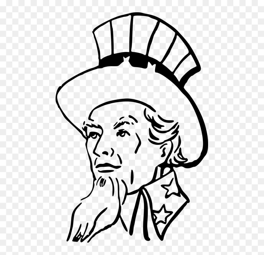 Uncle Sam Drawing Black And White Family Cc0 - Uncle Sam Drawing, HD Png Download - uncle grandpa png