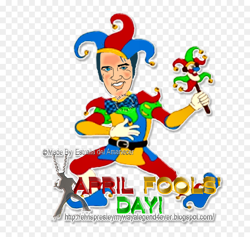 Transparent Elvis Presley Clipart - April Fools Day, HD Png Download - april fools png