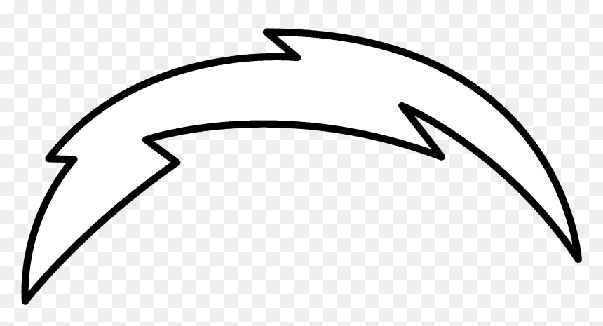 White Chargers Logo Png, Transparent Png - chargers png
