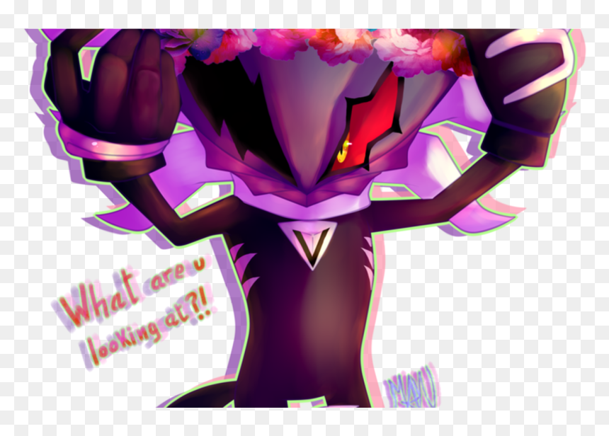 Flower Crown With Dis Edgy Dude By Mayu Kureiji Sonic - Illustration, HD Png Download - edgy png