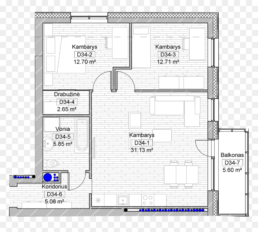 Floor Plan, HD Png Download - viñeta png