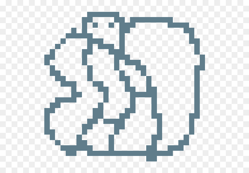 Toilet Paper Pixel Art, HD Png Download - staryu png