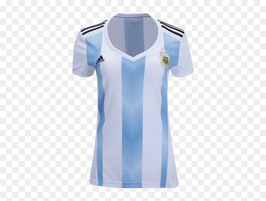 #argentina #mujeres #camiseta - Argentina World Cup Jersey Women, HD Png Download - camiseta png
