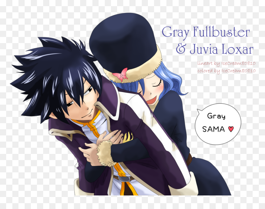 Fairy Tail Gray X, HD Png Download - juvia png