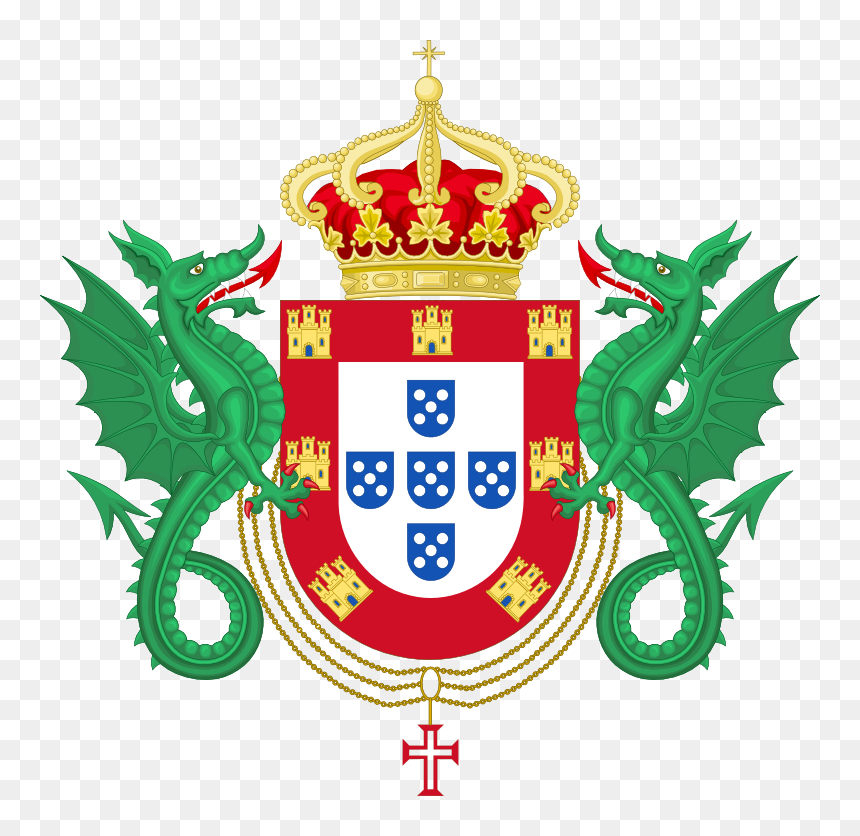 Kingdom Of Portugal Coat Of Arms, HD Png Download - shield .png