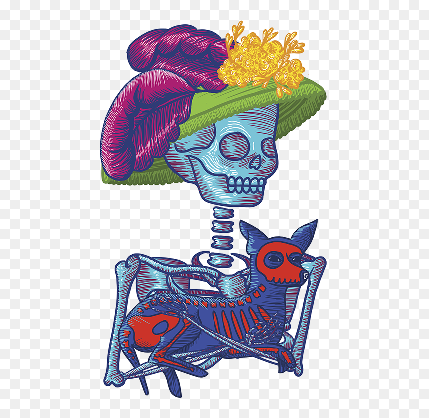 Illustration, HD Png Download - dia de muertos png